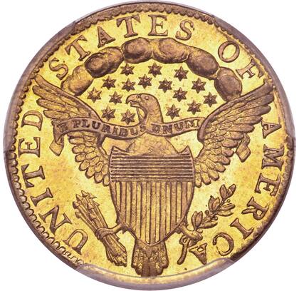 El ejemplar presenta 16 estrellas en su reverso