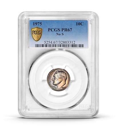 El ejemplar recibió una clasificación de PR67 debido a su buen estado de conservación