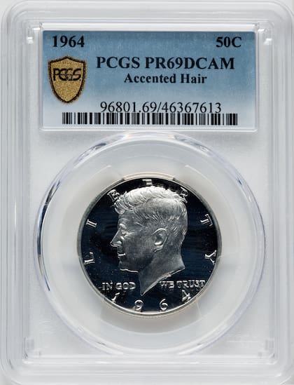 El ejemplar se encontraba en excelente estado de conservación, por lo que recibió la calificación de PR69 CAM por PCGS