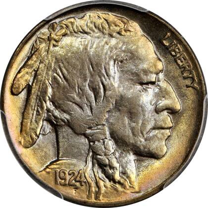 El ejemplar valioso fue acuñado en 1924 y representa la figura de un nativo americano