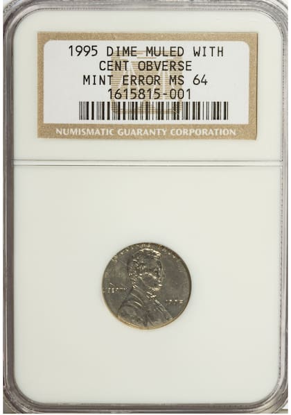 El ejemplar valioso fue calificado como MS64 debido a su buen estado de conservación