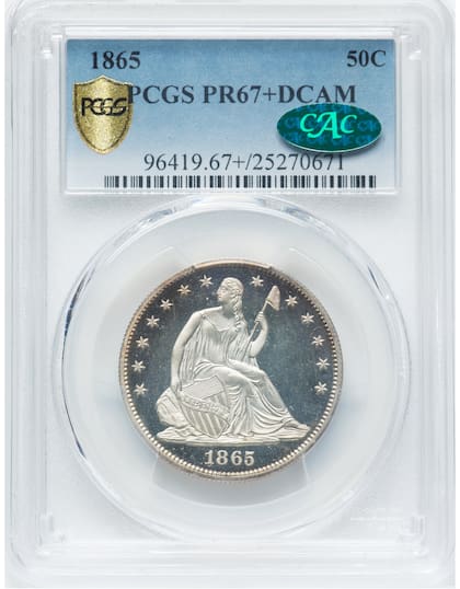 El ejemplar valioso fue calificado como PR67+DCAM debido a su excelente estado de conservación, el más alto conocido hasta el momento