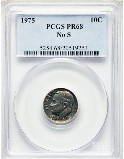 El ejemplar valioso fue calificado como PR68 por PCGS debido a su excelente estado de conservación