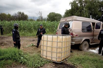 El ejército de México durante un procedimiento