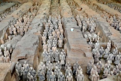 El ejército de terracota fue creado alrededor del año 209 a.C.