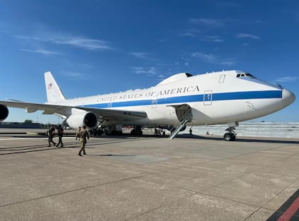 El ejército estadounidense tiene una página especial para dar detalles del Avión del Juicio Final