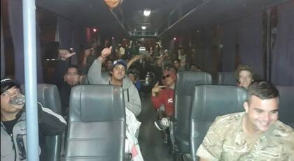 El Ejército también les ofreció transporte