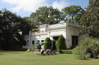 El casco que fue sede de un importante haras y hoy es estancia turística de alcurnia