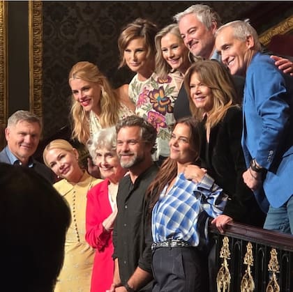 El elenco de la serie Dawson’s Creek en la gala a beneficio para contribuir con una fundación contra el cáncer (Instagram/@dawsonscreek_world)