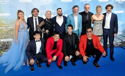El elenco de Maradona: Sueño Bendito (Foto: Gerardo Viercovich)