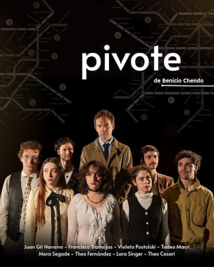 El elenco de Pivote (Foto: Benicio Chendo)