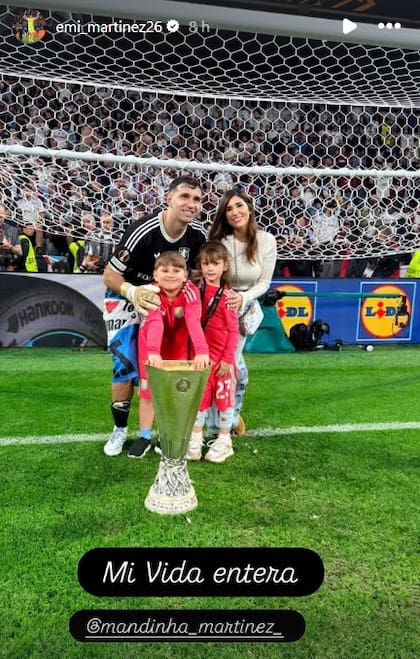 El elogio de Dibu a su familia