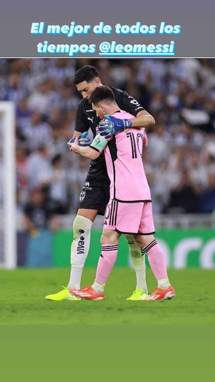El elogio de Esteban Andrada a Lionel Messi
