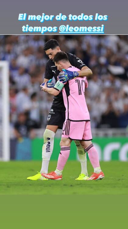 El elogio de Esteban Andrada a Lionel Messi