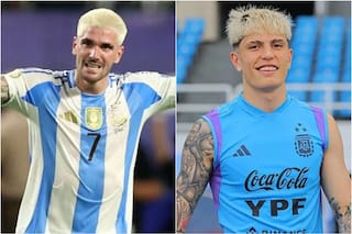 El sentido comentario de Rodrigo De Paul a Garnacho en su cuenta de Instagram