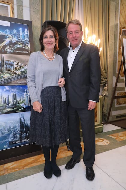 El embajador de Alemania, Dieter Lamlé, y su esposa Ulrike Lamlé
