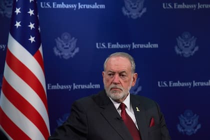 El embajador de Estados Unidos ante Israel, Mike Huckabee (imagen de archivo)
