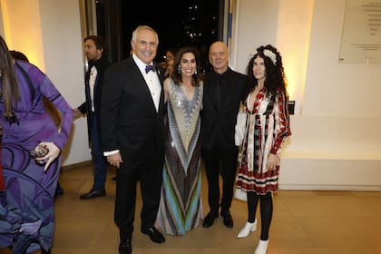 El embajador de los Estados Unidos, Marc Stanley, y su esposa, Wendy Stanley, junto a Jorge Telerman y a Cynthia Cohen