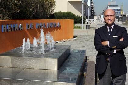 El diplomático, en Puerto Madero, donde se encuentran sus oficinas