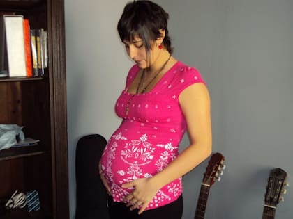 El embarazo, cuenta Agustina, fue la noticia más hermosa del mundo para la pareja.