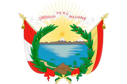 El emblema de la Confederación Perú-Boliviana