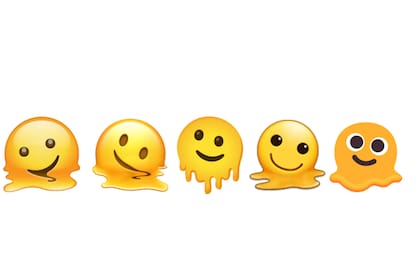 El emoji de la cara derretida en WhatsApp y otras variantes