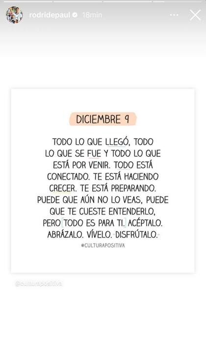El emotivo mensaje de Rodrigo De Paul antes del partido contra Países Bajos (Foto: Instagram @rodridepaul)