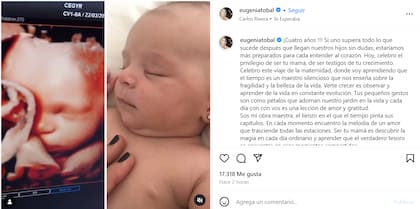 El emotivo mensaje que la actriz le dedicó a su hija