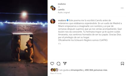 El tierno video con el que Camilo y Evaluna anunciaron que están esperando  a su segundo hijo - LA NACION