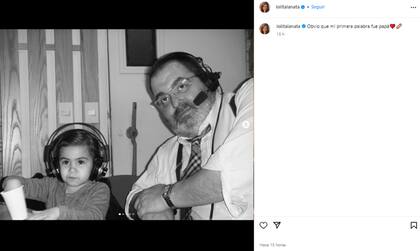 El emotivo posteo de Lola, la hija menor de Jorge Lanata (Foto: Instagram @lolitalanata)