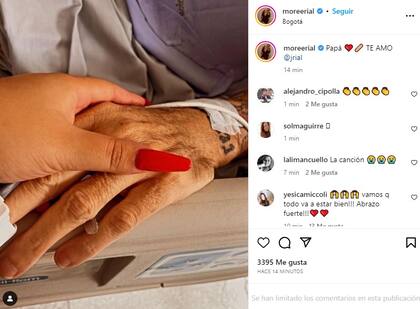 El emotivo posteo de Morena Rial junto a su padre