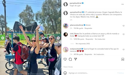 El emotivo posteo de Pampita como resumen de su peregrinación