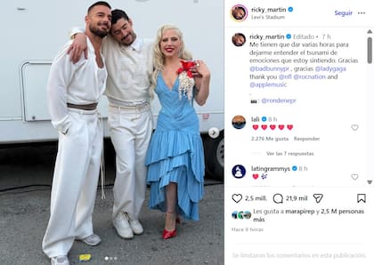 El emotivo posteo de Ricky Martin