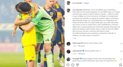 El emotivo posteo de Sol Ochandio, esposa de Agustín Marchesin