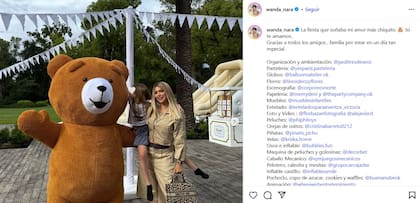 El emotivo posteo de Wanda Nara por el cumpleaños de su hija