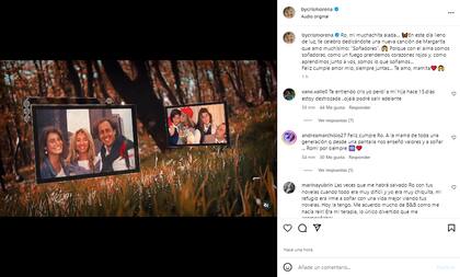 El emotivo posteo que le dedicó Cris Morena a Romina, en el día que hubiese cumplido 50 años (Foto: Instagram @bycrismorena)