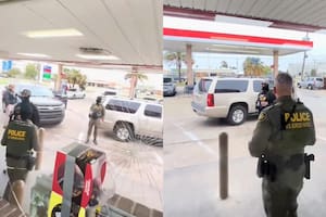 El video de unos empleados que le cerraron la puerta en la cara al jefe de la Patrulla Fronteriza