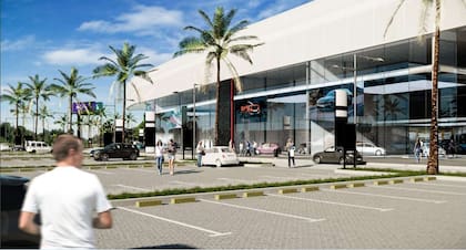 El emprendimiento incluye un mall a cielo abierto.