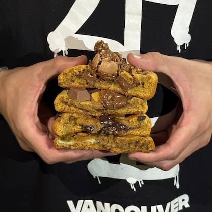 El emprendimiento se hizo conocido por sus brownies, cookies y su repostería artesanal