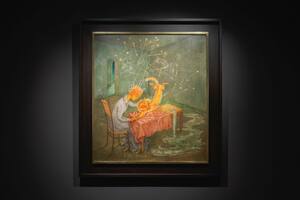 El empresario argentino pagó 3,1 millones de dólares por Simpatía (La rabia del gato), de Remedios Varo (en la foto, detalle), en una subasta en Christies de Nueva York