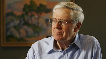 El empresario Charles Koch (en la foto) y su hermano Bill están entre los grandes donantes conservadores más poderosos de Estados Unidos.