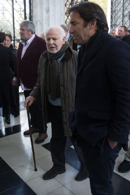 El empresario Eduardo (Teddy) García Mansilla y el escribano Martín Arana.