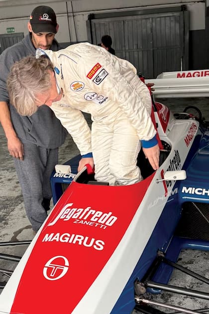 El empresario, hijo de Francisco "Paco" Mayorga (quien fuera corredor de las categorías C y Turismo Nacional y funcionario durante la presidencia de Carlos Menem) y gran admirador de Ayrton Senna, esperó durante décadas para poder reparar el Toleman y sacarlo a la pista.