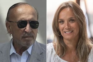 El empresario Mauricio Filiberti y Malena Galmarini, titular de AySA