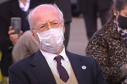 El empresario Paolo Rocca, en el acto que encabezó Alberto Fernández en Pilar