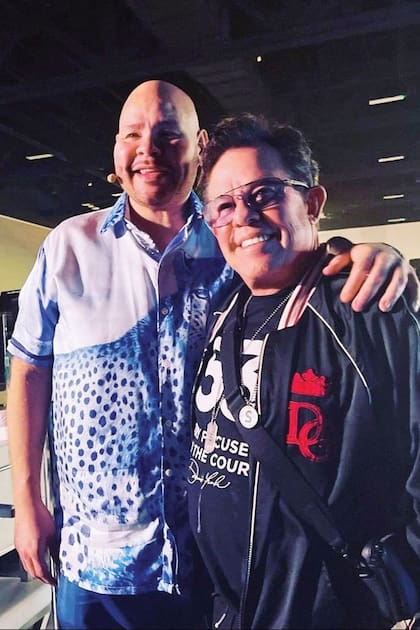 El empresario y socialité junto al cantante de rap de origen puertorriqueño, Fat Joe.