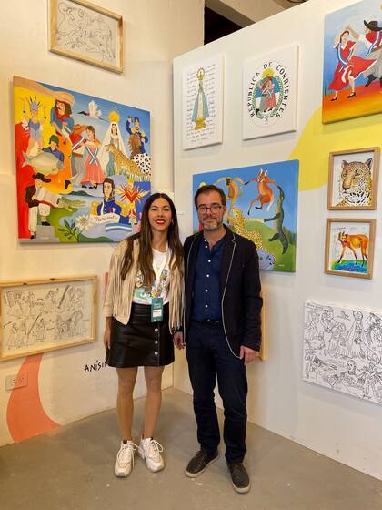 El encuentro de Anísima con Enrique Avogadro en ArteCo