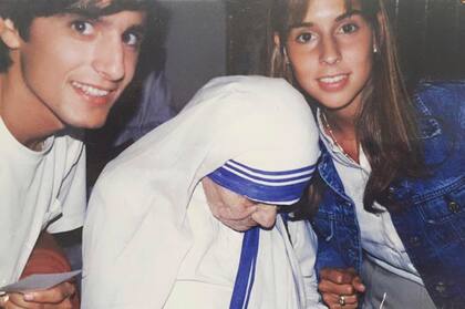 El encuentro de José Araya y su esposa Delfina con la Madre Teresa en 1995