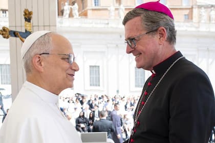 El encuentro de León XIV con el arzobispo de Buenos Aires, monseñor Jorge García Cuerva, esta semana