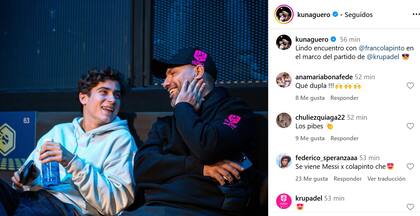 El encuentro entre Franco Colapinto y Sergio Agüero en Madrid